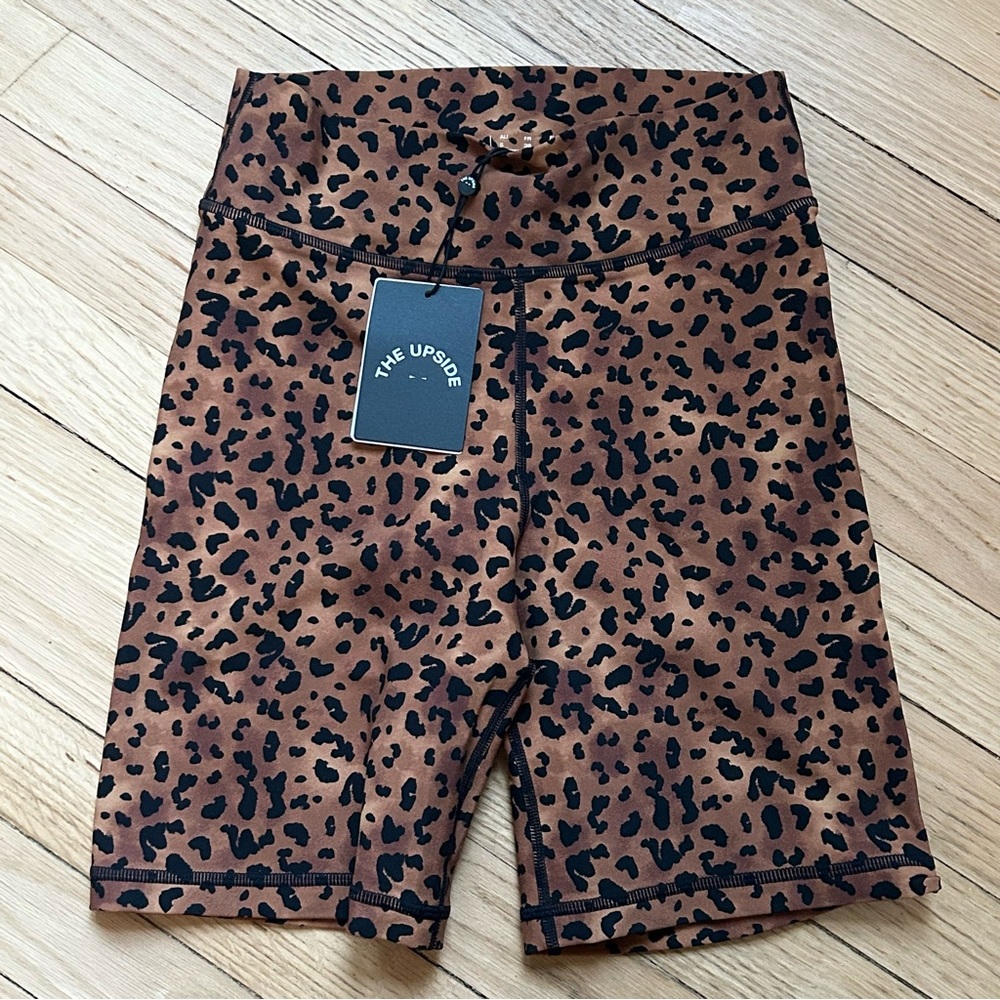 the‎ upside Mojave Leo short small leopard animal print high rise biker women’s